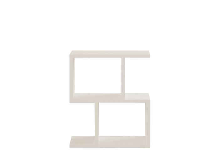 Hanah Home Zet Mesa Auxiliar de 2 Niveles Blanca